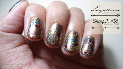 ShengJi #58 Glitter Nail Polish Review