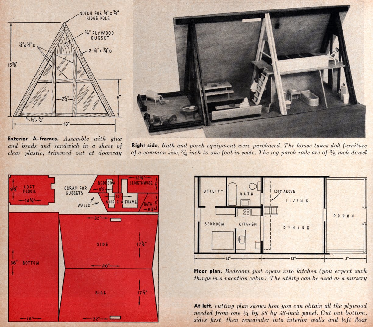 Kevin Kidney A Frame  Doll House 