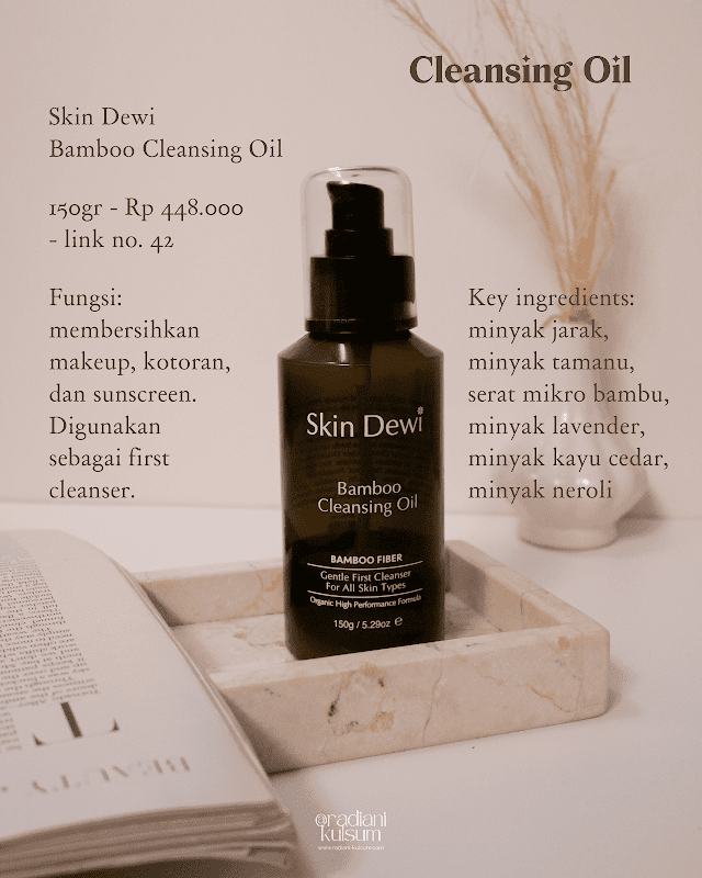 Cleansing Oil: Skin Dewi - Bamboo Cleansing Oil
