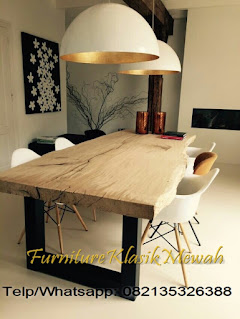 sell classic suar solid dining table with black iron,sell indonesia furniture,Aifurindo sell classic indonesia furniture
