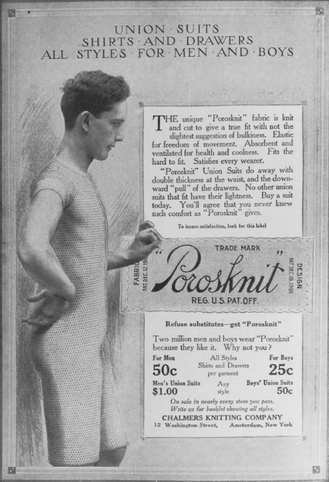 25 Vintage Advertisements for Porosknit Underwear for Men and Boys From the  Early 20th Century ~ Vintage Everyday