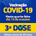 Santa Luzia do Pará começou a aplicação da 3ª dose de vacina anticovid em idosos nesta quarta-feira