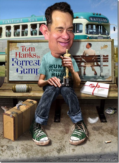 Caricatura Tom Hanks