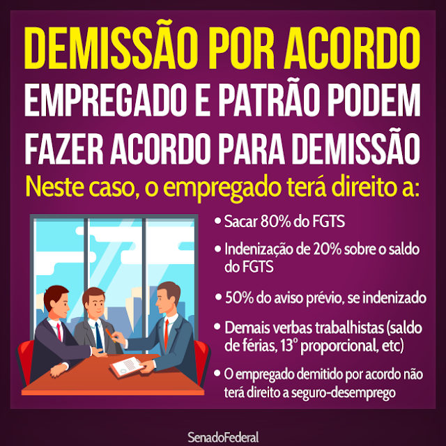 Demissão por acordo ? Sim já é possível, entenda. - SDB