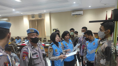 Bidpropam Polda Banten Laksanakan Monitoring dan Pengawasan Pemeriksaan Administrasi Akhir
