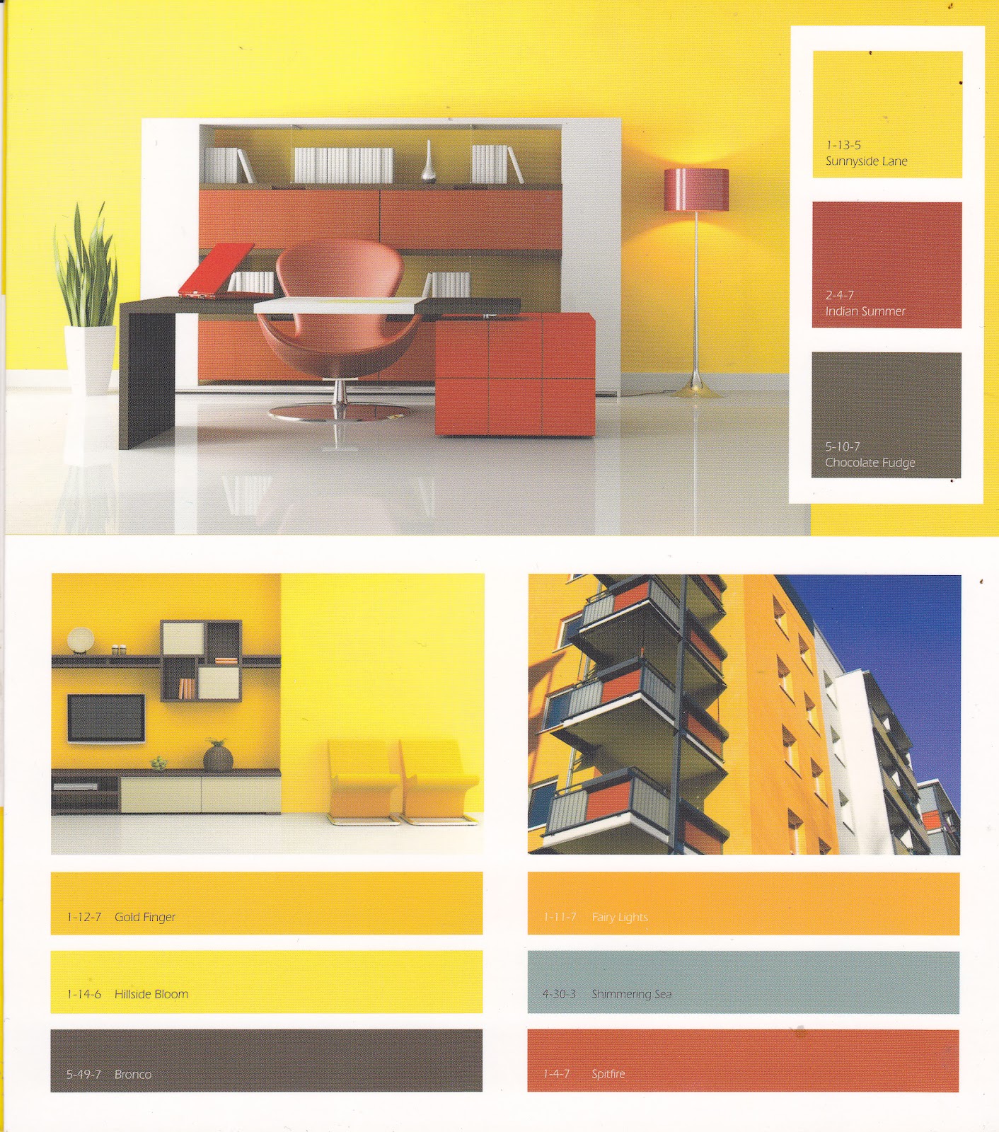 Galeri BANGUNAN WARNA LENKOTE SERIES YELLOW AND RED