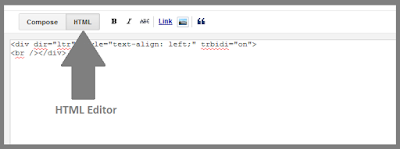 Blogger HTML Post Editor
