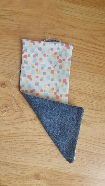 Easy Snap Pouch (upcycled jeans part 1)