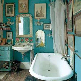 Baño turquesa