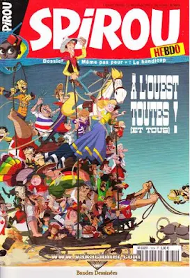 Spirou Hebdo, à l'ouest toutes !, numéro 3634, année 2007