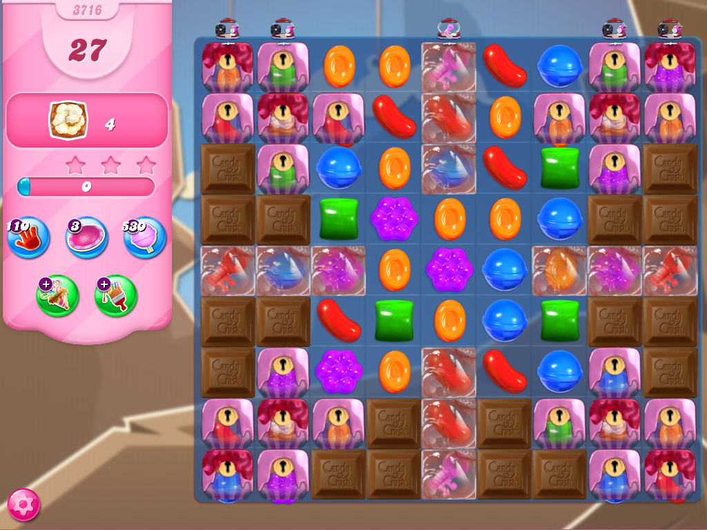 Candy Crush Saga level 3716