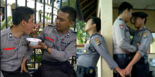 Kumpulan Foto Lucu Narsis Polisi Indonesia Terbaru - Krumpuls