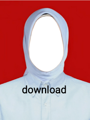 Cara Edit Foto Pakai Kemeja Putih Wanita Hijab Putih Tanpa Dasi