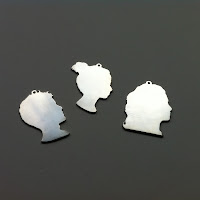 sterling silhouette pendants