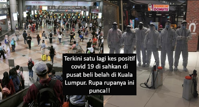 Mengejutkan selepas di Selangor satu lagi kes positif covid 19 di pusat beli belah yang melibatkan seorang staff positif covid 19. Rupa rupanya ini punca buat orang ramai terkedu.