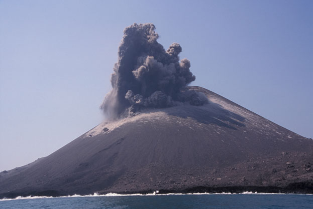 Mount Anak Krakatau Eruption Indonesia