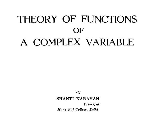 Threesixtyhope Download Theory Of Functions Of A Complex - 
