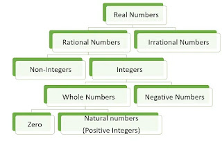 different types of numbers in mathematics