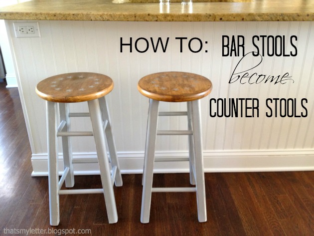 bar stools become counter stools