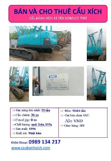 CAU BANH XICH 55 TAN KOBELCO 7055 1169