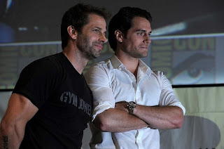 Zack Snyder Henry Cavill Man of Steel comic con