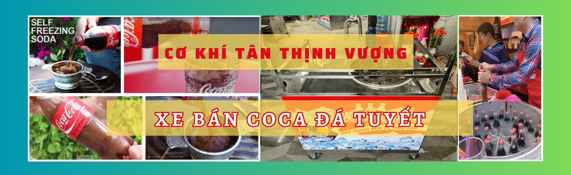 Xe Bán Coca Đá Tuyết - Hottrend đến từ Thái Lan