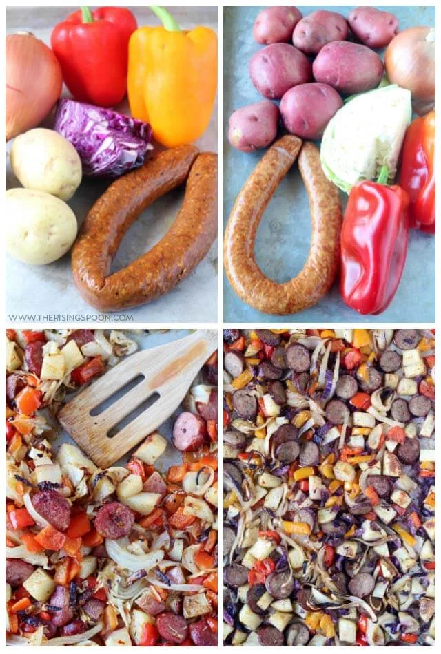 Easy Sheet Pan Dinner: Smoked Sausage, Potatoes & Veggies