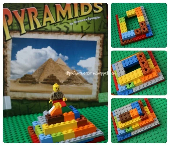 LEGO pyramid geography lesson