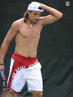 David Ferrer Shirtless at Sony Ericsson Open 2007