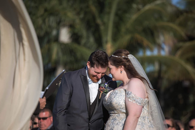 wedding ceremony at white orchid at oasis in fort myers