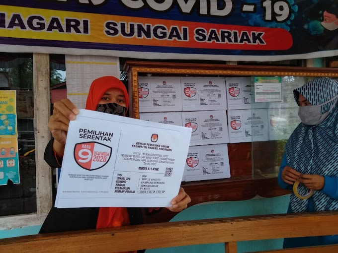KPU Padang Pariaman Umumkan DPS Pilkada 2020, Masyarakat Diminta Memberi Tanggapan