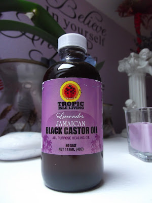 jamajský čierny ricínový olej s levanduľou