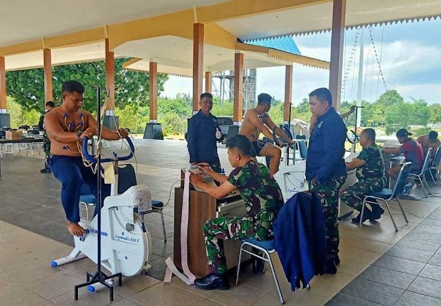 Rumkital Dr. Midiyato Suratani Bekali Prajurit Yonif 10 Marinir/SBY Siap Tempur