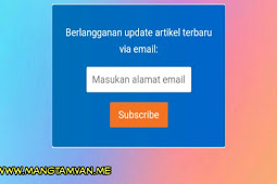 Cara membuat subscribe box simple di blog