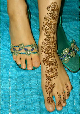 New Feet Mehndi Design For Eid