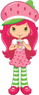 grandes imagens de strawberry shortcake - rosita fresita com fundo transparente em png