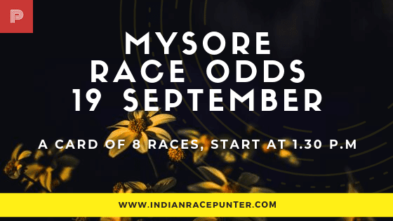 Mysore  Race Odds, free indian horse racing tips