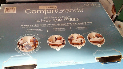 Innocor Comfort Novaform ComfortGrande Queen Mattress for a good night's rest