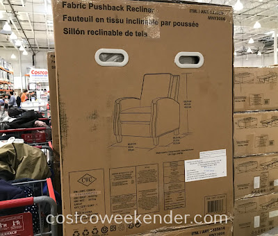 Fabric Pushback Recliner: great for any living room or family room