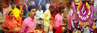 चैत्र नवरात्रि के प्रथम दिन शीतला चौकियां धाम में भक्तों ने टेका मत्था  | #NayaSaberaNetwork
