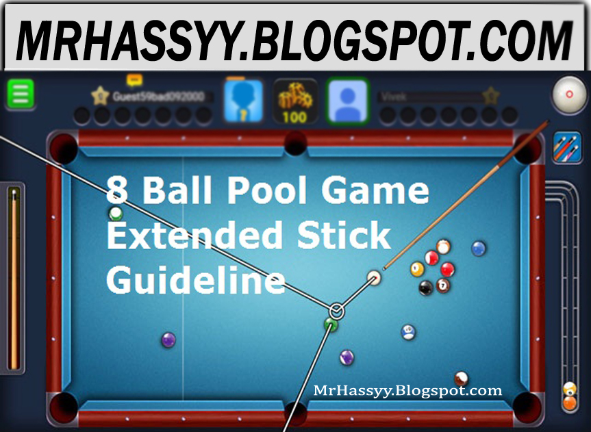 8 Ball Pool MOD Extended Stick Guideline 3.12.4 For Android ... - 