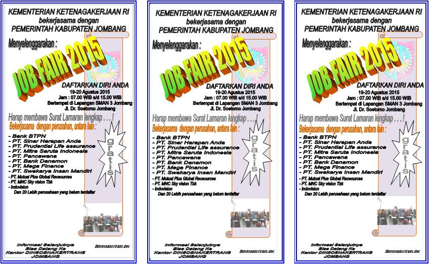 EL-Nino Ramadhan: Bursa Kerja Job Fair Jombang 2015