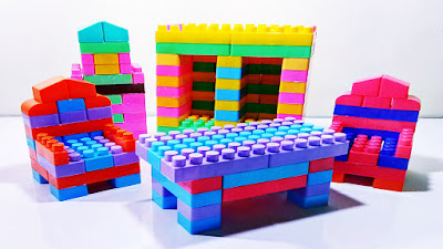 How to Build Furniture from LEGO Blocks