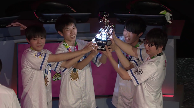 Splatoon 2 World Championship GG BoyZ Japan Sterling Squid silver trophy champions win