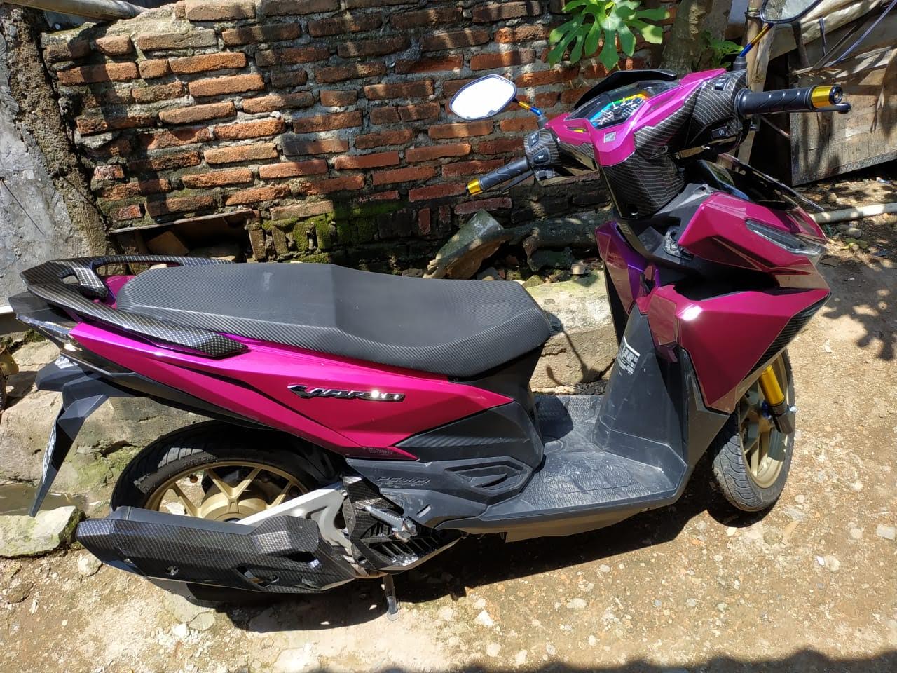 Modifikasi Motor Vario 125 Warna Pink Indonesia Otomotif Mania