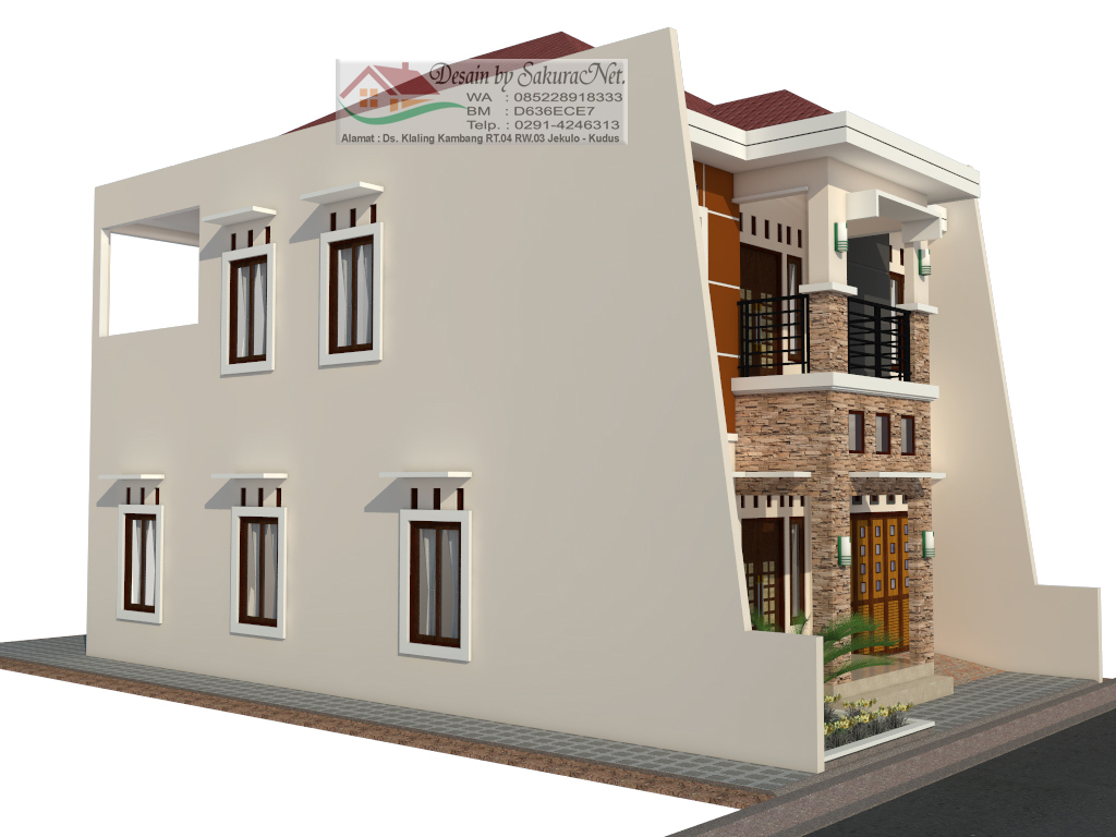 Baru 42 Desain Rumah 2 Lantai 9 X 15