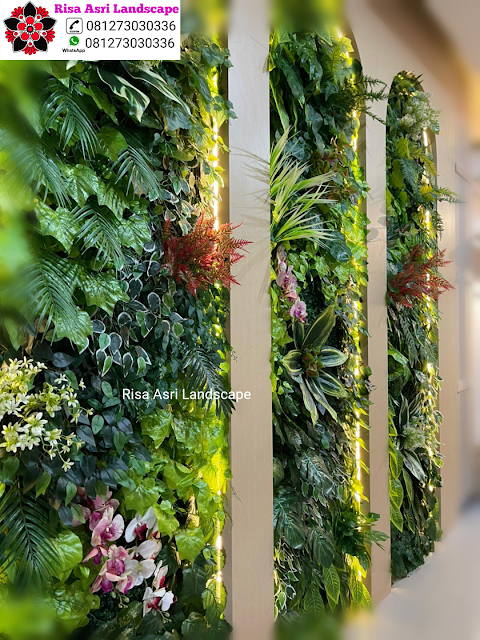 Desain Contoh Gambar Taman Vertikal Taman Dinding / Vertical Garden Dan Artifisial Plant Vertical Garden Sintetis Green Wall Surabaya, Gresik, Sidoarjo