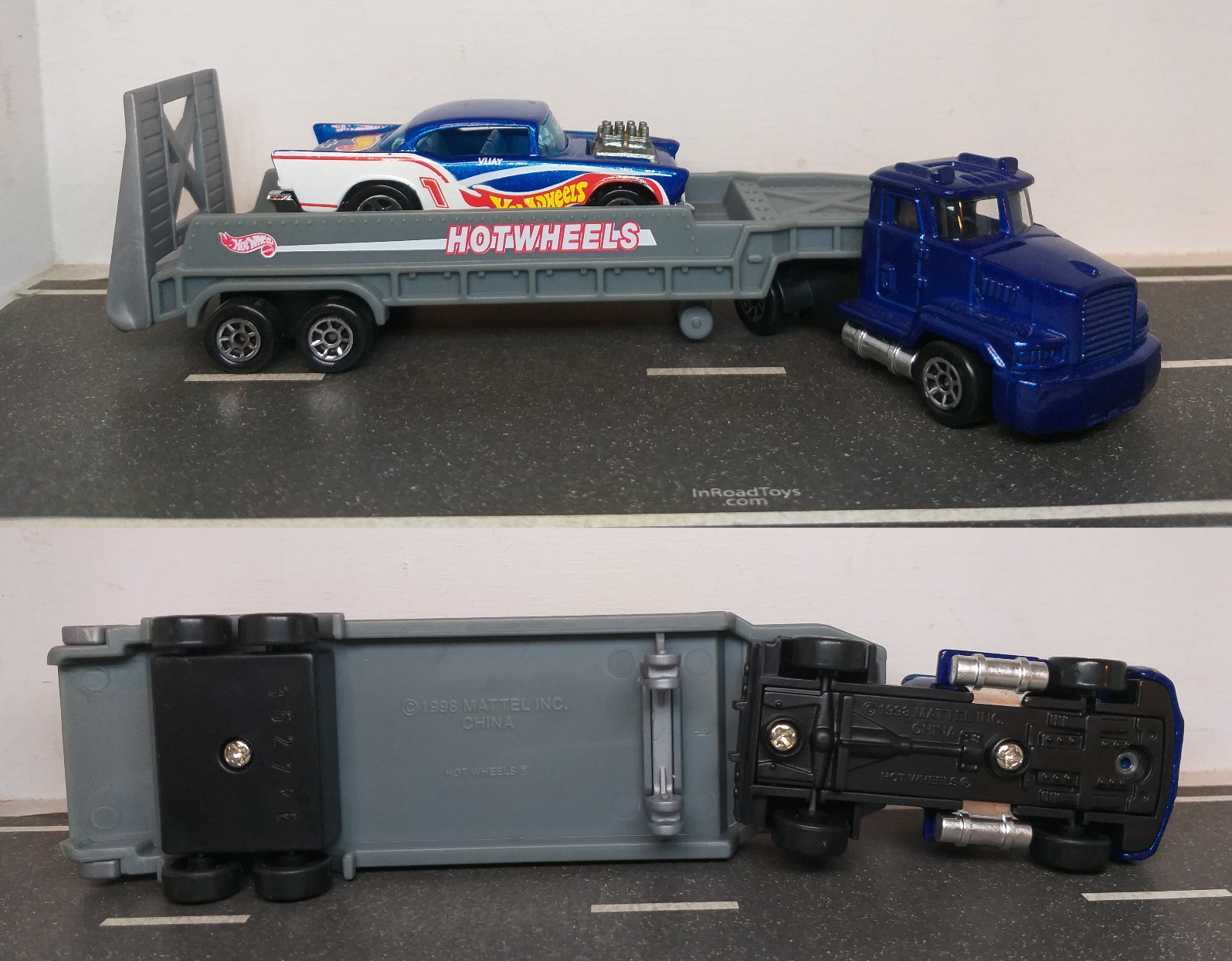 Carreta + Carro Hot Wheels Super Rigs - Escolha O Modelo