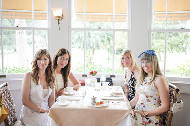 Amy West and friends at the Jekyll Island Club Hotel