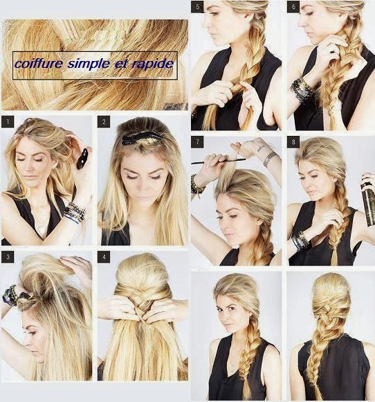 video coiffure tresse couronne
